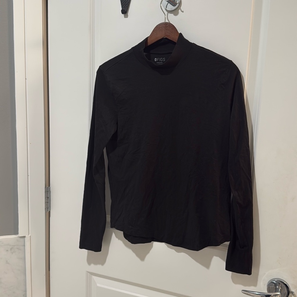 FIGS Mock Neck Underscrub Long Sleeve Shirt